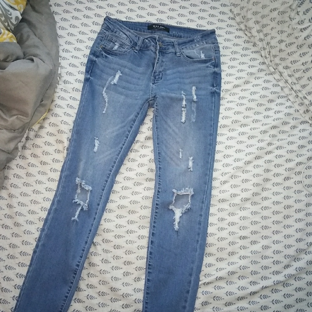 Blue womens jeans